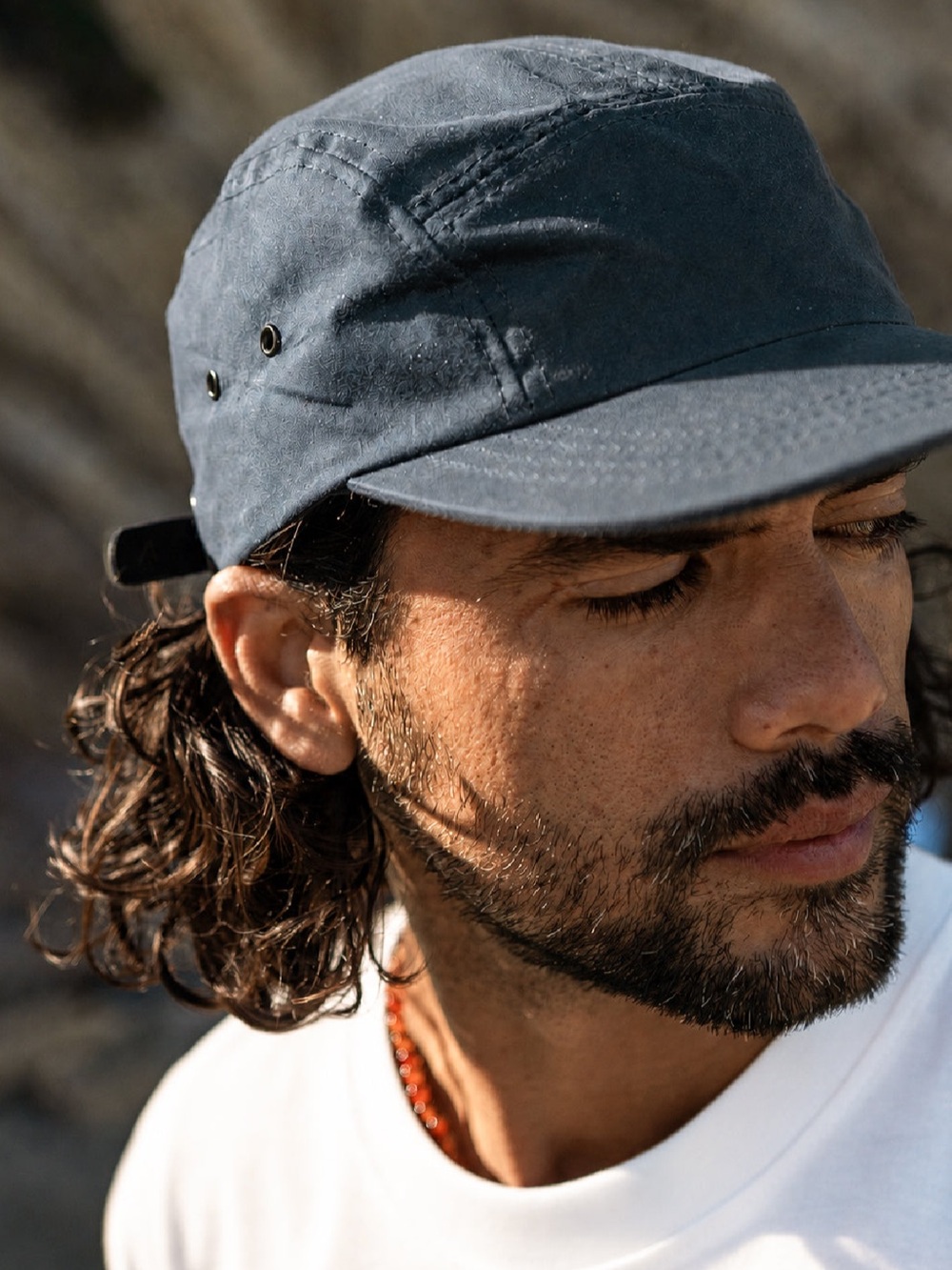 ANIAN Tin Cloth Wax Hat - ocean (blue)